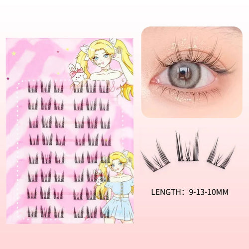 Self-Adhesive No-glue Eyelashes Ultra-thin Sheet Series False