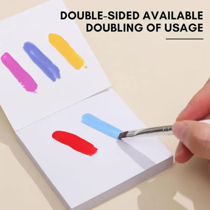 50Pcs Gel Nail Polish Palette Paper Disposable Nail Art Sticker Gel