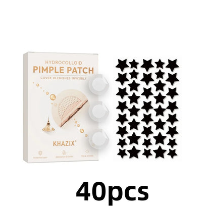 40 pieces of multi-color star acne patches, facial acne patches,