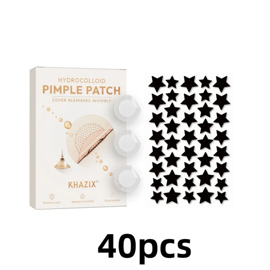 40 pieces of multi-color star acne patches, facial acne patches,