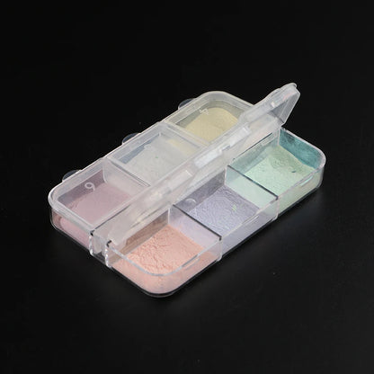 Moonlight Mirror Nails Powder Metallic Chrome Effect Pigments Gel