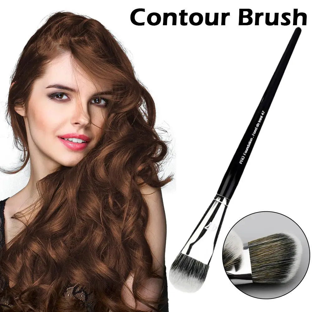 Sephora No.47 bevel angle foundation brush professional slope liquid