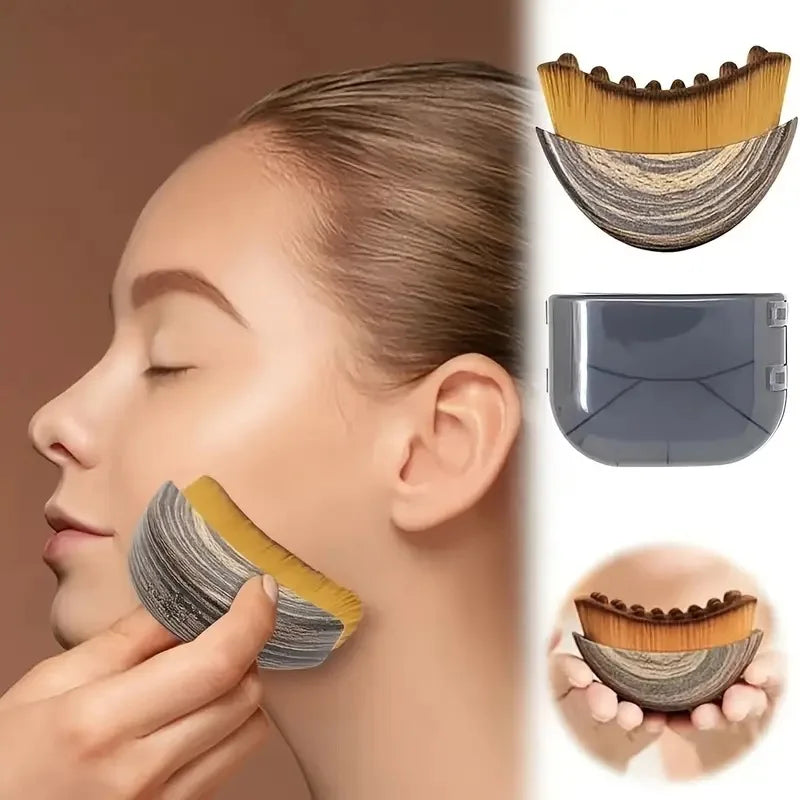 Lymphatic Contour Face Brush,Chin &Jawline Sculpting,Drainage Massager