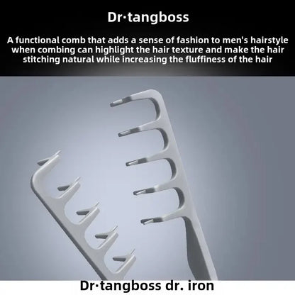 Volumizing Wide-Tooth Hair Styling Comb Curling Tools Fluffy Texture