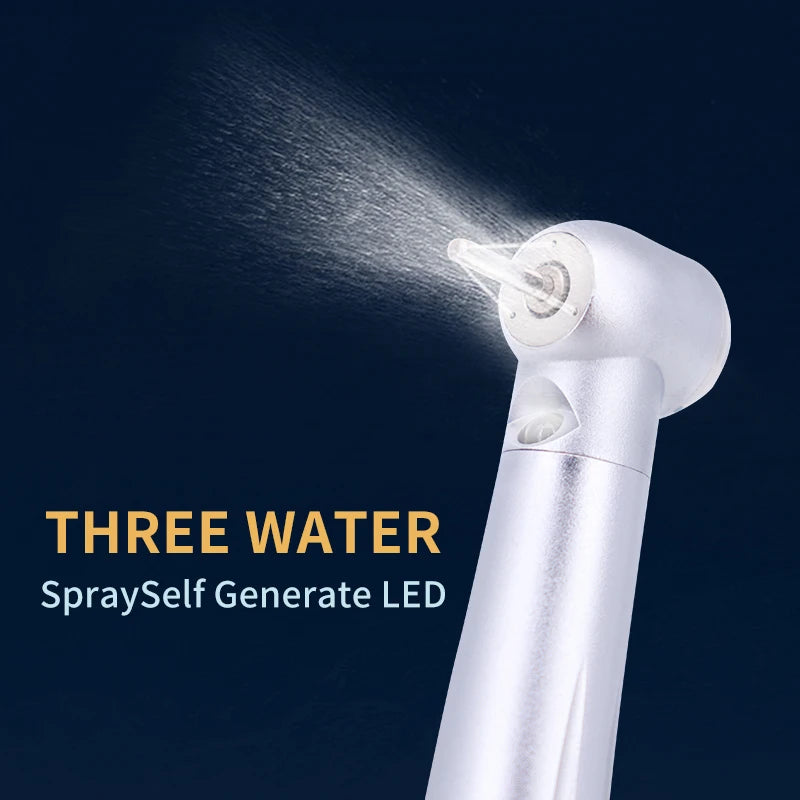 LED Dental Handpiece High Speed Push Button 3 Water Spray Light