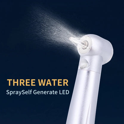 LED Dental Handpiece High Speed Push Button 3 Water Spray Light