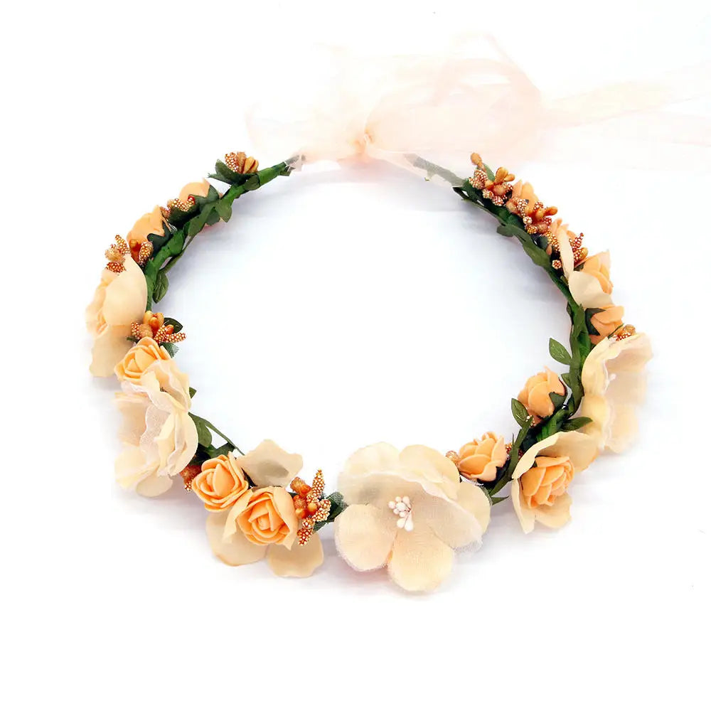 Fairy Blossom Wedding Hair Hoop