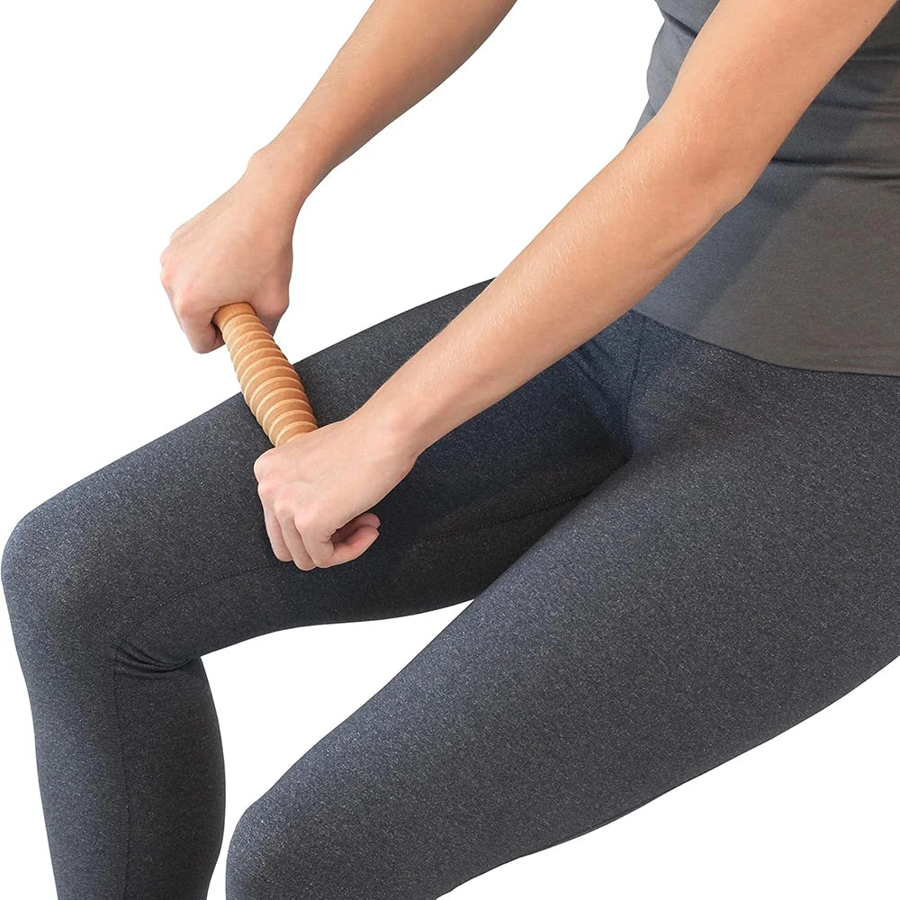 Wooden Massager Body Back Wooden Foot Roller, Foot Massager for