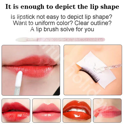 200/300/500Pcs Disposable Lip Lint Free Applicators Lipstick Testers