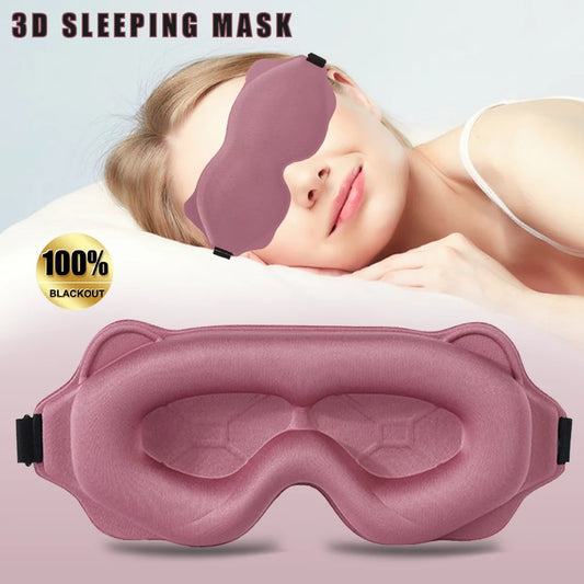3D Sleeping Mask Block Out Light Soft Padded Sleep Mask For Eyes