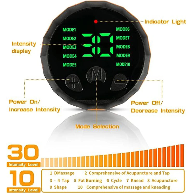 EMS Abdominal Toning Belt Electric Muscle Stimulation Muscle Toner