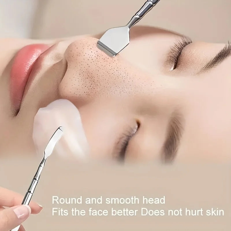 1Pcs Double-Ended Blackhead Remover: Facial Pore Cleanser, Exfoliator,