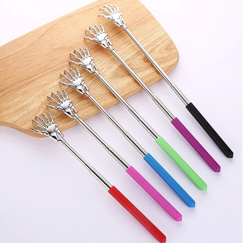 1 Piece Extendable Back Scratcher Portable Telescoping Metal Stainless