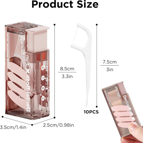 Automatic Dental Floss Storage Box Pop-Up Dental Floss Dispenser With