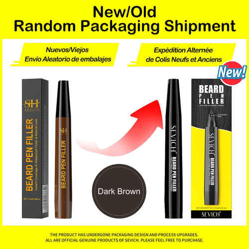 Waterproof Beard Pen Filler Men Moustache Coloring Pen Beard Coloring