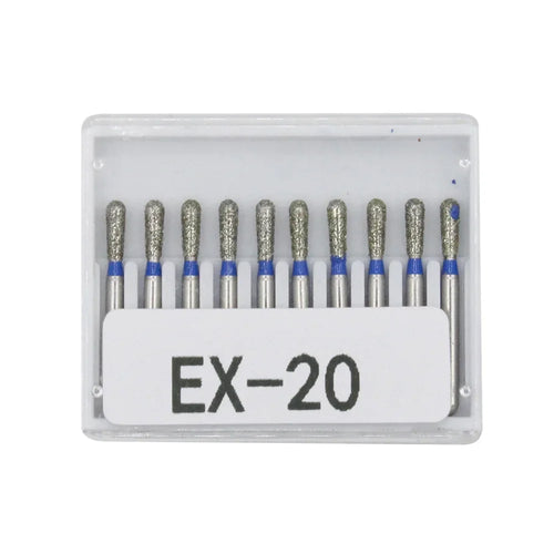 Dental Diamond Burs 10 pieces/set FG diameter drill bit 1.6mm