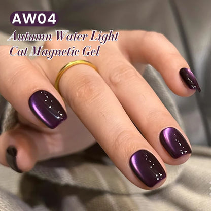 BORN PRETTY 10ml Water Light Cat Magnetic Gel for Autumn Winter Naills