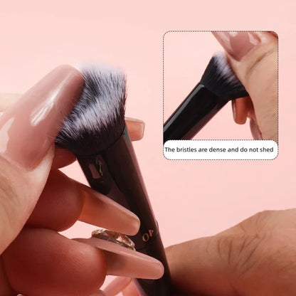 Concealer Makeup Brush Soft Fiber Hair Elegant Black Handle Powder