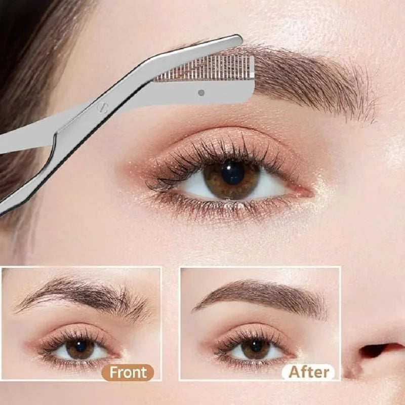 Stainless Steel Eyebrow Scissors With Eyebrow Comb High Quality Makeup