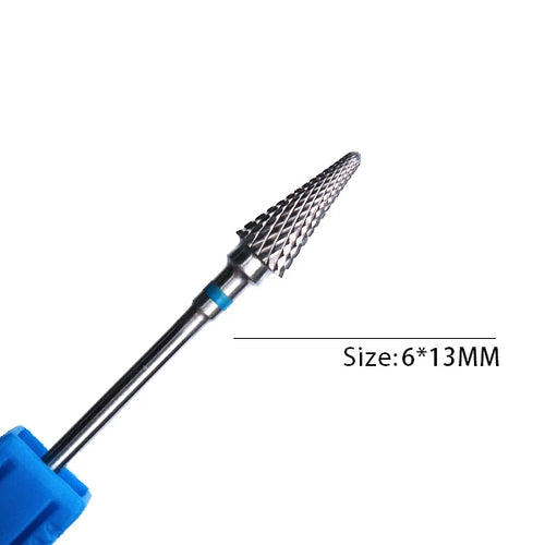 1pc Carbide Tungsten Nail Drill Bit Rotate Burr Milling Nail Cutter