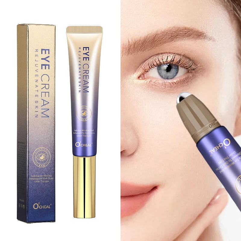 O'CHEAL Anti- Wrinkle Eye Cream With Roller Ball Quick Drying