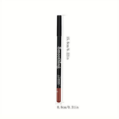 Waterproof Matte Lipliner Pencil Red Contour Tint Lipstick Long