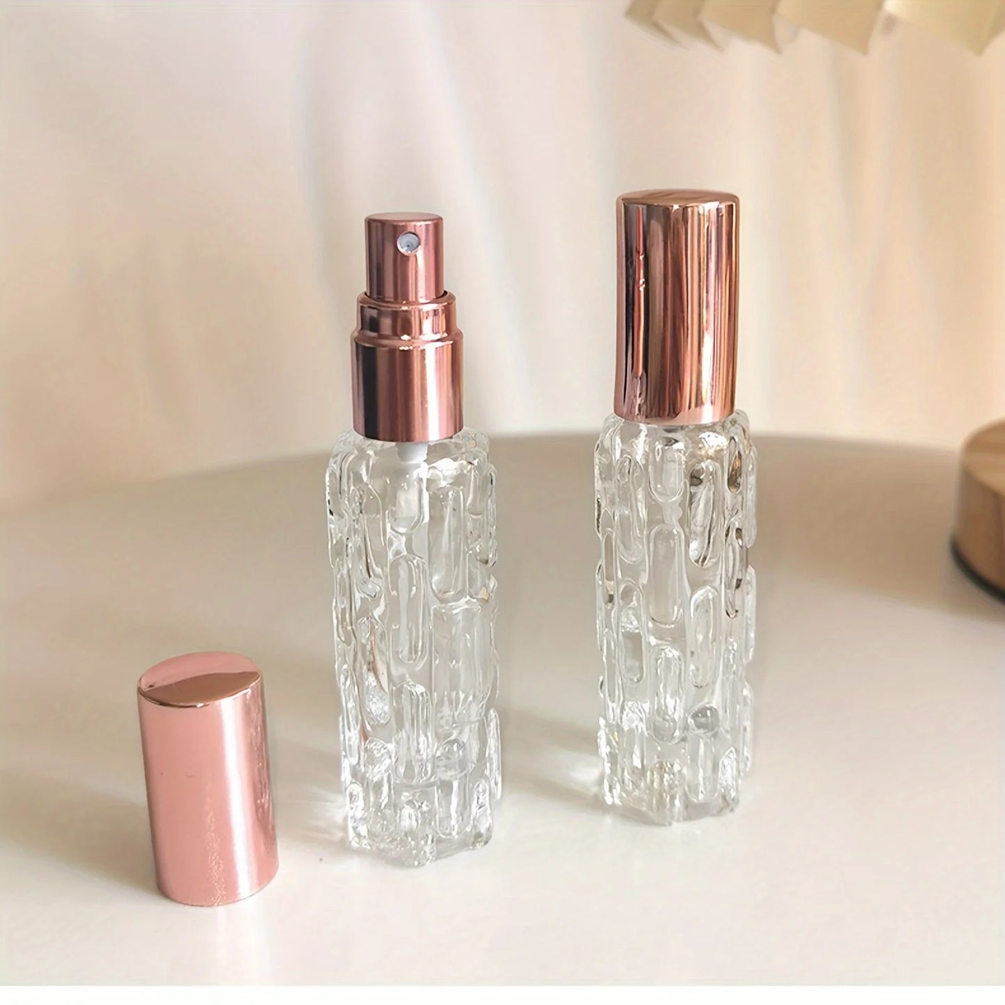 1pc 10ml Glass Portable Refillable Perfume Bottle Cosmetic Container