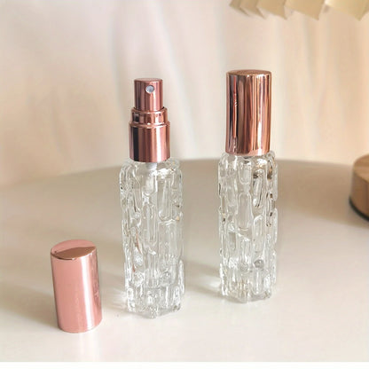 1pc 10ml Glass Portable Refillable Perfume Bottle Cosmetic Container