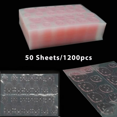 Double Side Nail Jelly Glue Transparent False Nail Art Adhesive Tape