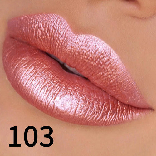 19 colors glitter lipstick hydrating red pink sparkling shine lip