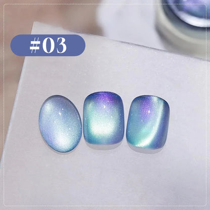 MIANEL Blue Tears Cat Eye Series 3 Colors Unique Blue Color And