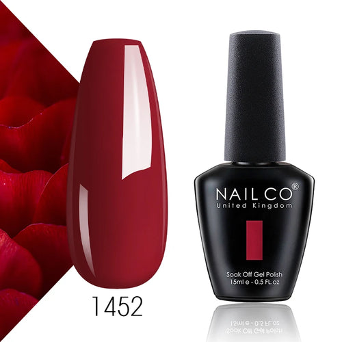 NAILCO 15ml Translucent Color Gel Nail Polish Vernis Semi Permanent UV
