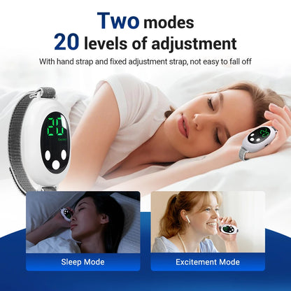 Two modes, 20 levels of intensity, intelligent sleep device, anxiety