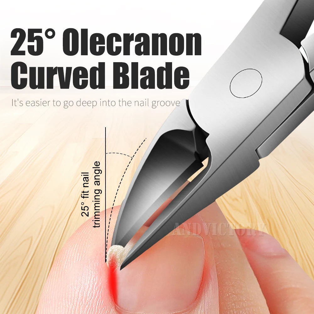1Pcs Professional Material Toe Nail Clipper For Ingrown Thick Toenails