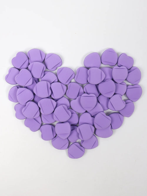 50 Mini Finger Cushions Air Cushion Powder Puff, Latex Free Mixed