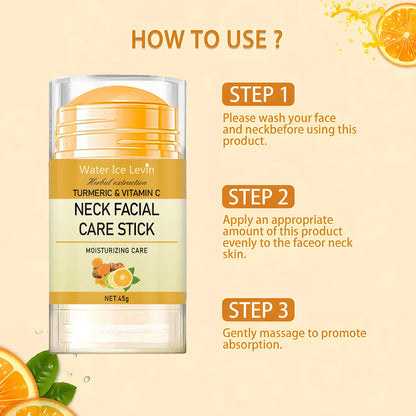 Turmeric and Vitamin C Facial and Neck Care Stick - Brightening and