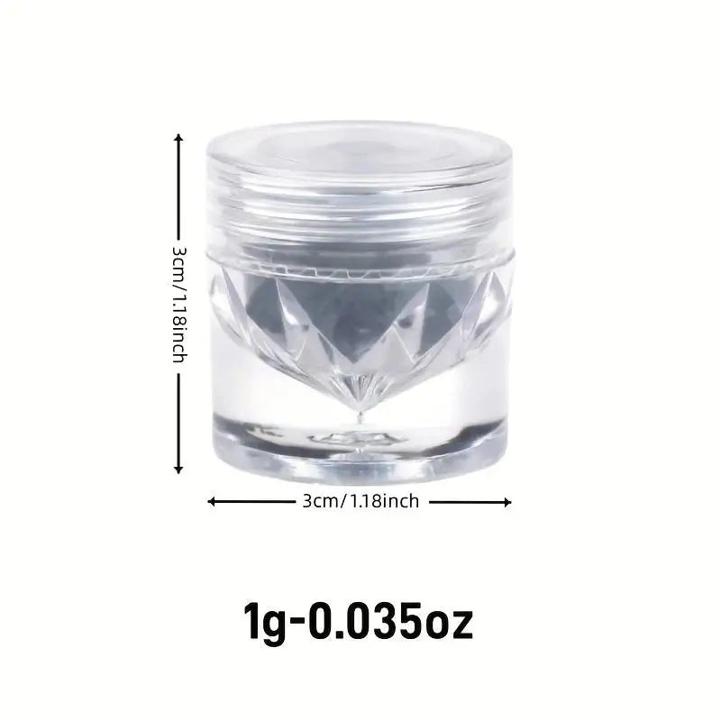 1pc Chrome Nail Powder Ice Transparent Aurora High Gloss Pearl Rainbow