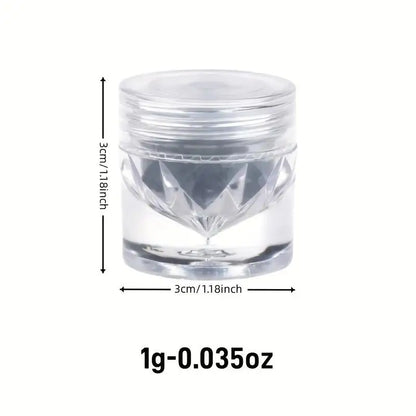 1pc Chrome Nail Powder Ice Transparent Aurora High Gloss Pearl Rainbow