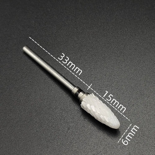 Ceramic Carbide Nail Drill Bit Rotate Burr Milling Nail Cutter Bits