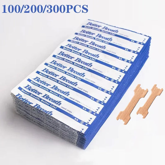 100/200/300pcs Breath Nasal Strips Right Way Stop Snoring Anti Snore