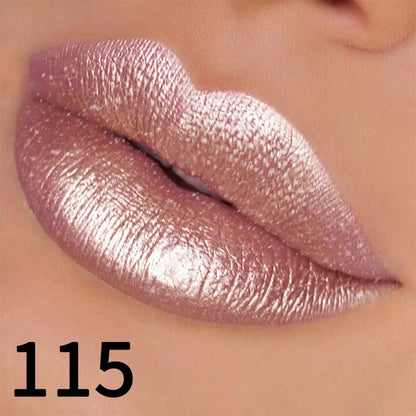 19 colors glitter lipstick hydrating red pink sparkling shine lip