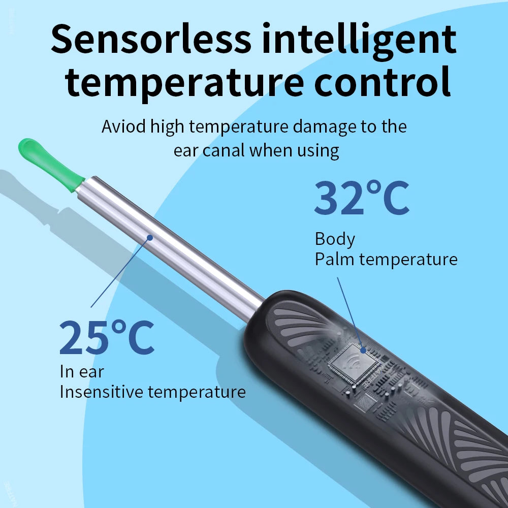 Wireless Ear Wax Cleaner with Camera Safe Earwax Removal Endoscope