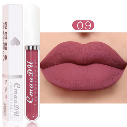 Velvet Matte Lip Gloss Waterproof Lasting Lipstick Non-stick Cup Lip Gloss Women Sexy Lip Makeup Multicolored Lipstick Cosmetic