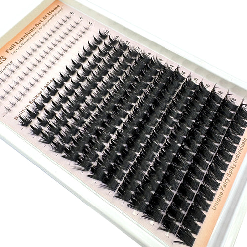 Wispy Lash Clusters with Spikes Salon-Like Eyelash Clusters DIY D