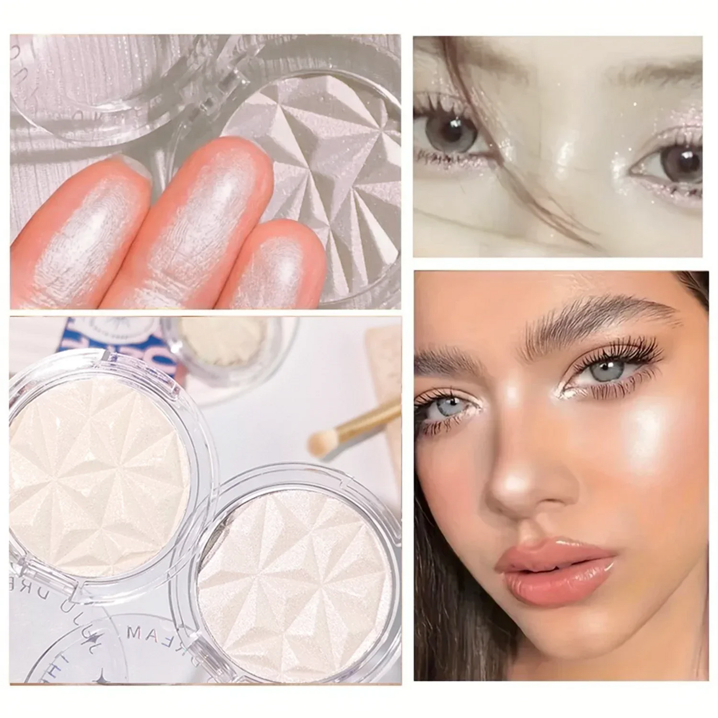 Shimmer Glow Highlighter – 2-Color Palette for Radiant Skin, Brighten