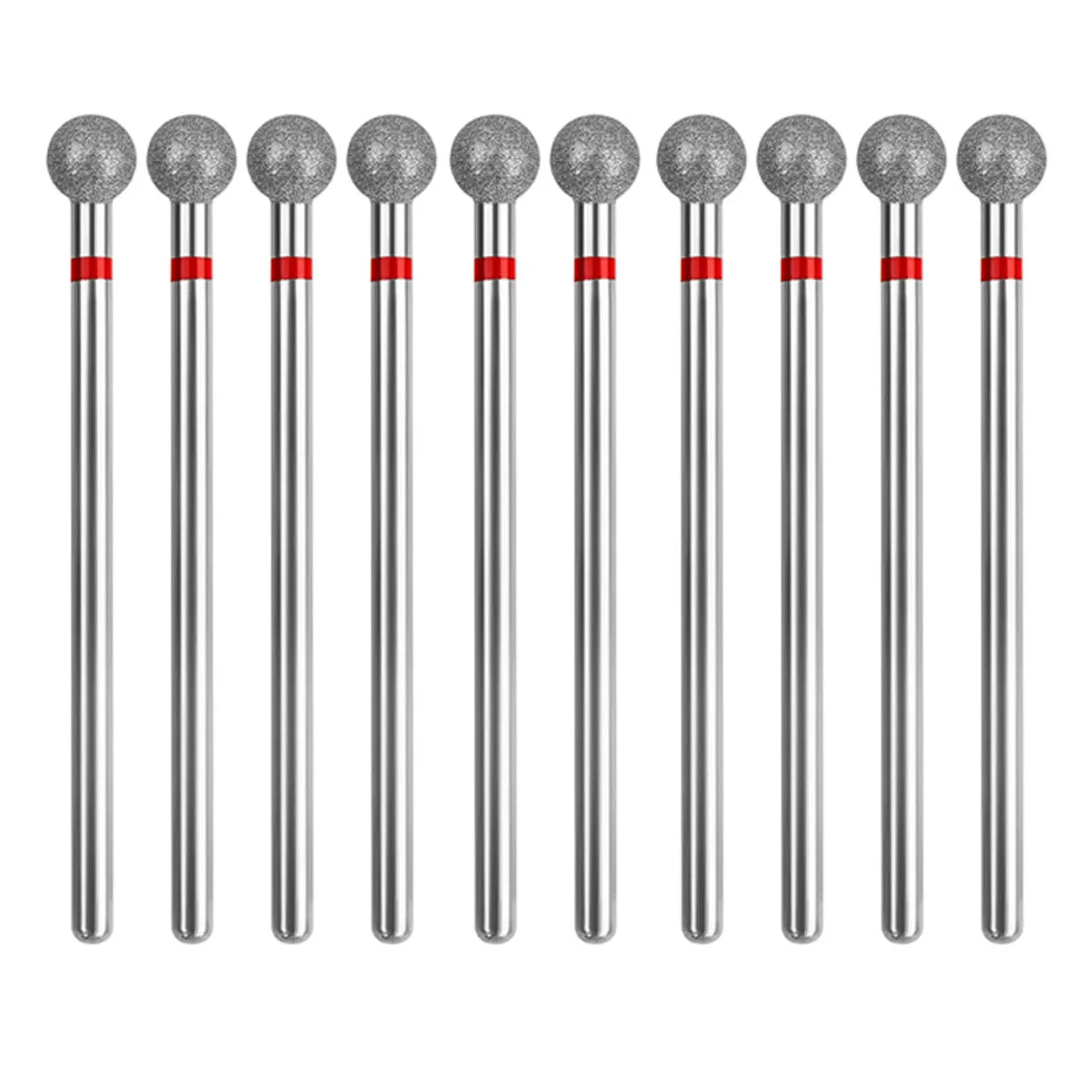 10PCS Diamond Nail Drill Bit Set Electric Milling Cutters For Manicure