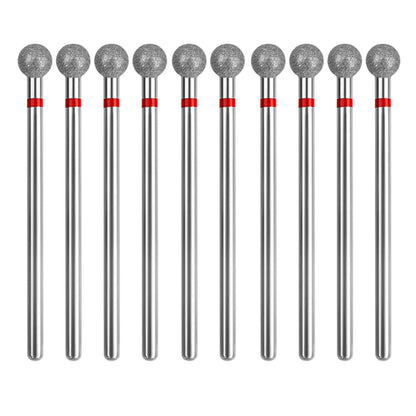 10PCS Diamond Nail Drill Bit Set Electric Milling Cutters For Manicure