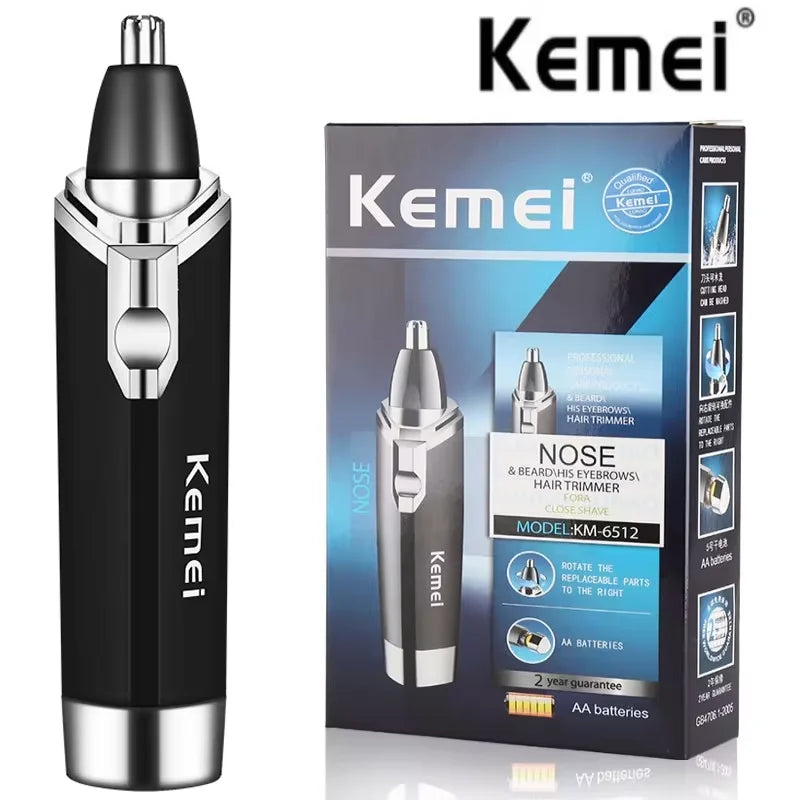 Kemei Nose Hair Trimmer Nasal Wool Implement Nose Hair Cut Washed