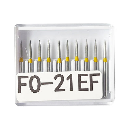 Dental Diamond Burs 10 pieces/set FG diameter drill bit 1.6mm