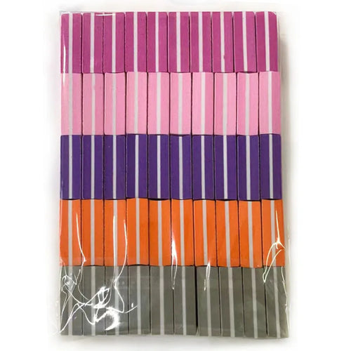 Nail Art Buffer Polish 50-10Pcs Mini Buffing Sanding Files Block